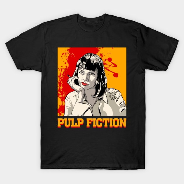 Uma Thurman pulp fiction T-Shirt by VizRad